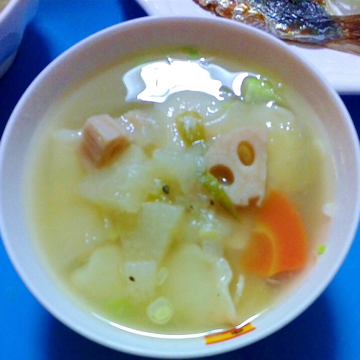 たっぷり野菜のすいとん